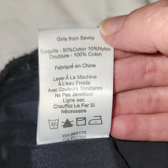 Anthropologie Black Lace Tank Top - Picture 6 of 8